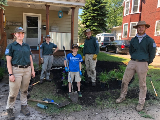 Four Rain Gardens Installed in Marquette, Benefiting Residents and Businesses, Creating Educational Opportunities